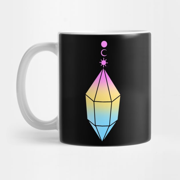 Pansexual pride pendant by TheDoodlemancer